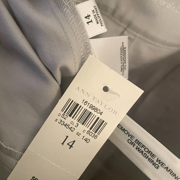 Pale Blue Pencil Skirt - Picture 4 of 4